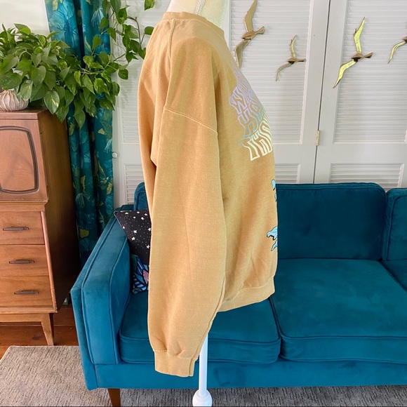 Urban Outfitters | UO Project Social T Warm Happy Thoughts Pullover Sweatshirt - Picture 8 of 14